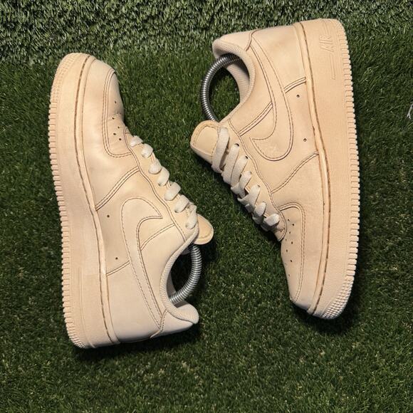 Size 7.5 - Nike Air Force 1 Low White 2018 Coffee Customized DD8959-100 W - Picture 3 of 7